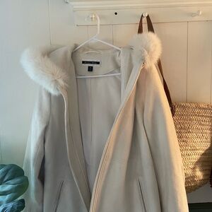 Wool blend coat